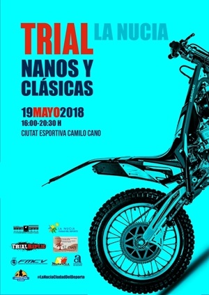 Cartel del Autonómico de Trial de Nanos y Clásicas