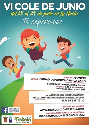 Cartel del Cole de Junio de La Nucía