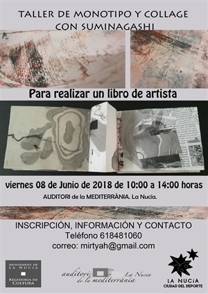 Cartel del Taller artístico del próximo viernes en l'Auditori