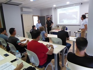 Serafín López, concejal de Seguridad Ciudadana, en la apertura del curso