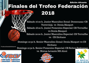 Cartel del Trofeo Federación 2018