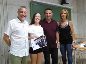 Ainhoa Fernández ha sido primer premio en tercero de ESO