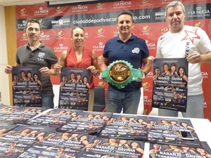 Presentación de la "Velada Internacional de Boxeo" con