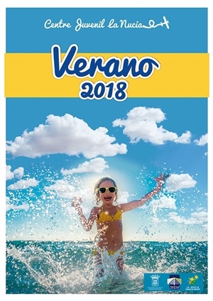 Cartel de los Cursos de verano que ha programado la concejalía de Juventud de La Nucía