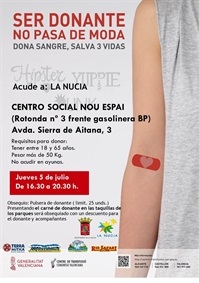 La Nucia cartel Sangre julio 2018