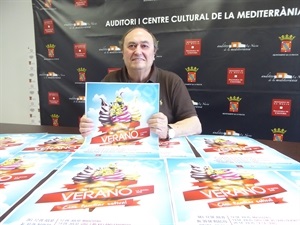 Pedro Lloret, concejal de Cultura, en la presentación del ciclo de cine estival familiar