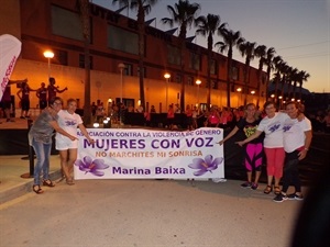 Los fondos recaudados fueron a la Asociación Comarcal Víctimas de Violencia de Género "Mujeres con voz" y a la producción del cortometraje "Me amas"