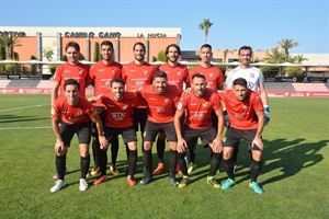 Alineación del C.F. La Nucía el pasado sábado