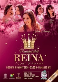 La Nucia Cartel Presentacio Reina 2018