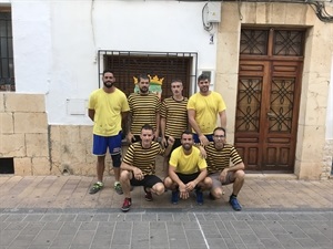 l'Aldarull ganó la final de consolación al Cuc, finalizando tercero el Torneig de Pilota de Penyes