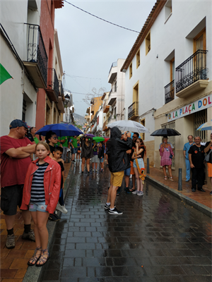 La ofrenda se pospone al 18 a las 20 horas