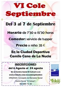 La Nucia Cartel Cole Sep 2018