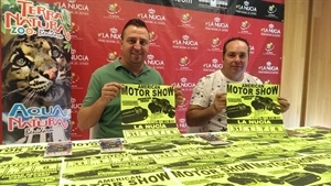 Sergio Villalba, concejal de Deportes, y Rubén Da Silva, organizador del evento, durante la presentación