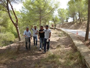 La senda adaptada irá en paralelo al camí de la Finca Sant Pere