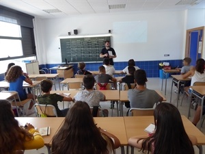 Los alumnos de 1º ESO en su primer día en el Instituto