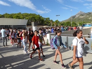 7 grupos de 1º ESO han empezado hoy su ciclo en secundaria