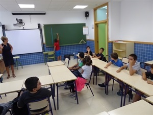 Los alumnos han vuelta hoy a las aulas, tras el verano.