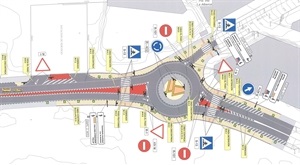 Plano de la futura rotonda nº 0 de La Nucía