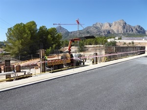 Las obras de la grada del futuro Estadio de Atletismo