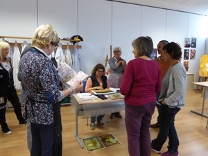 7 alumnos participaron en este taller práctico "libro de Artista"