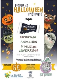 La Nucia Cartel Hallowin infantil 2018