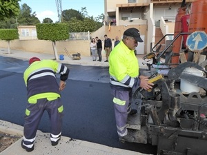 Las obras están financiadas al 100% por la Diputación de Alicante