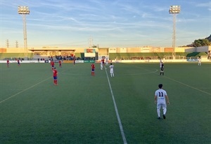 El CF La Nucía sumó su tercera derrota consecutiva en el Campo Nou de Morvedre