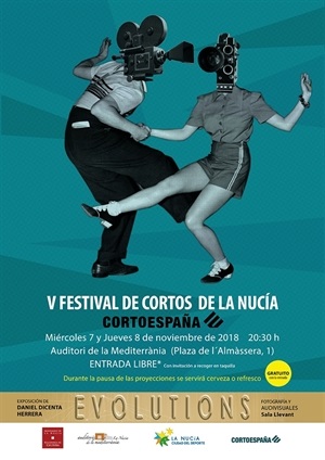 Cartel del V Festival de Cortos de La Nucía