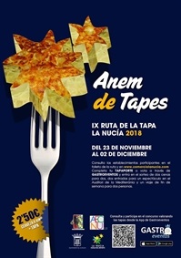 La Nucia Cartel Ruta de la Tapa 2018