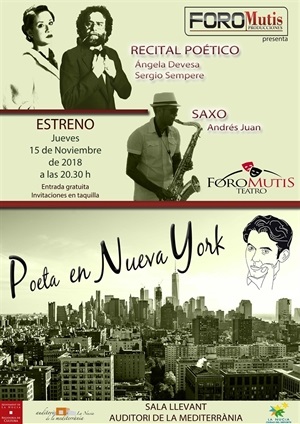 Cartel de "Poeta en Nueva York"