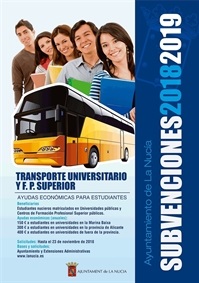 La Nucia Cartel subv trans uni fp 2018 19