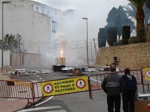 La mascletà puso el punto y final al Dia de Sant Rafel