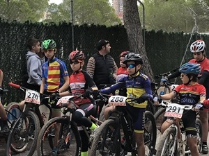 Andreu Berenguer del CC La Nucía, en la salida de alevines