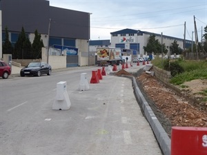 Esta semana se ha actuado en la avenida Villajoyosa del Polígono de La Nucía