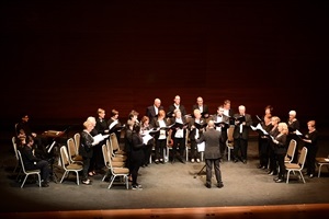 La Coral de la Unió Musical La Nucía en el concierto del pasado domingo