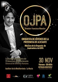 La Nucía Cartel concierto OJPA 2018