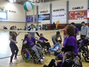 La actividad de voleibol adaptado ha tenido una gran aceptación