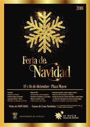 Cartel de la VIII Feria Solidaria de Navidad