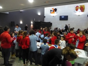 chocolatada navideña del Grup Scout en l’Auditori