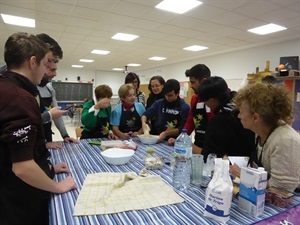 Se trataba de la segunda parte del Taller Intergeneracion "DIeta Saludable"