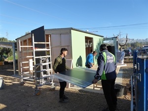 Los alumnos de forestal y jardinería del Taller de Empleo están realizando las actuaciones