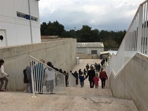 Los alumnos del Colegio Muixara participaron en el simulacro organizado por las concejalias de Educación y Seguridad Ciudadana