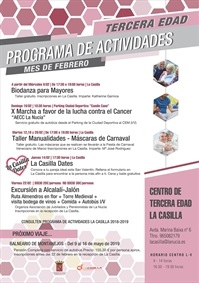 La Nucia Cartel Casilla Actv Febrero 2019