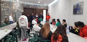 La expedición se hospedó en el Albergue del CEM Captivador