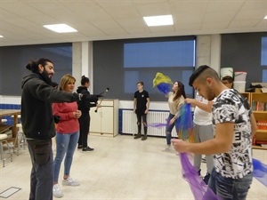 En el inicio del taller de "teatro y circo" del programa PAC estuvo María Jesús Jumilla, concejala de Juventud