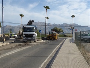 A primera hora ha comenzado esta actuación que afecta a la Urbanización Bello Horizonte