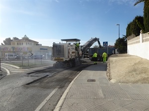 Estas obras están siendo realizada por la Diputación de Alicante