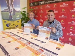 Eduardo Cervelló, director del Curso, y Sergio Villalba, concejal de Deportes