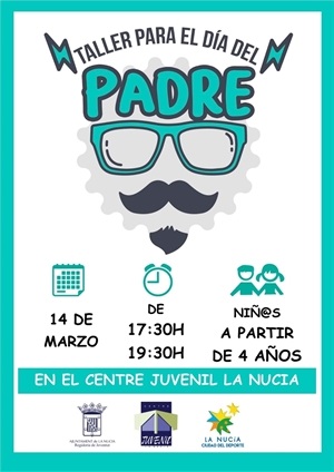 Imagen del Cartel del Taller del Día del Padre