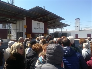 Además de la excursión guida a los lugares emblemáticos de Villena también hicieron una visita a la Ruta del Vino de Aicante